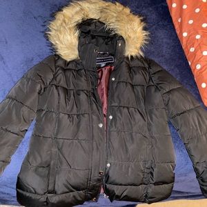 Black Tommy Hilfiger Winter Jacket❄️☃️